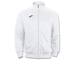 Joma Męska kurtka Gala Sweatt, Bianco, 4XS - Kurtki męskie - miniaturka - grafika 1