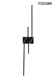 Lampy ścienne - Kinkiet MOOSEE lampa ścienna ROCHE 100 czarna - miniaturka - grafika 1
