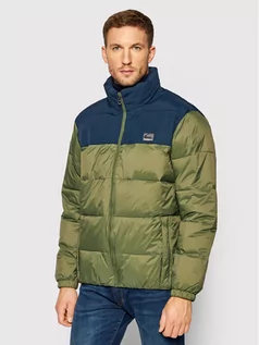 Kurtki męskie - Quiksilver Kurtka puchowa Wolfs Shoulders EQYJK03760 Zielony Regular Fit - grafika 1