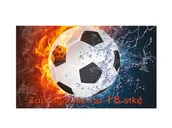 Kartki okolicznościowe i zaproszenia - Zaproszenie z kopertą na 18-tkę Piłka Nożna - 1 szt. - miniaturka - grafika 1