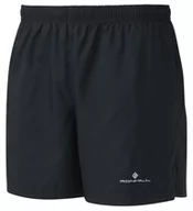 Spodnie sportowe męskie - RONHILL Spodenki biegowe męskie CORE 5" SHORT black/bright white - miniaturka - grafika 1