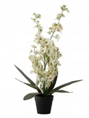 Sztuczne kwiaty - SZTUCZNY KWIAT STORCZYK biały wys. 54cm - miniaturka - grafika 1