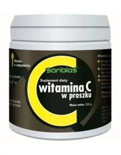 Witamina C w proszku 200 g Sanbios - Witaminy i minerały - miniaturka - grafika 1