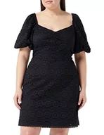 Sukienki - Naf Naf ICLANA Sukienka, Czarna, 34 Kobiety, czarny, 32 - miniaturka - grafika 1