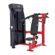 Atlasy do ćwiczeń - Prasa do barków Steelflex Jungle Gym JGSP800 Shoulder Press - miniaturka - grafika 1