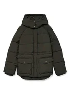 Kurtki damskie - Vero Moda Kurtka zimowa w kolorze khaki - miniaturka - grafika 1