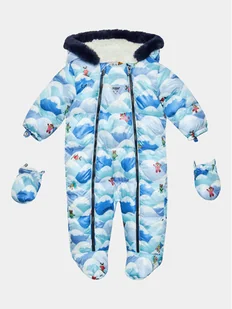 Guess Kombinezon zimowy P3BG05 WEGY0 Niebieski Regular Fit - Kombinezony dla dzieci - miniaturka - grafika 1
