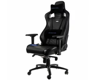 Noblechairs EPIC Gaming Czarno-Niebieski NBL-PU-BLU-002 - Fotele gamingowe - miniaturka - grafika 1