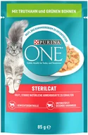 Mokra karma dla kotów - PURINA ONE SterilCat - Indyk z zieloną fasolką, 52 x 85 g - miniaturka - grafika 1