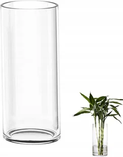 Wazon szklany przezroczysty 35 x12 - Wazony i flakony - miniaturka - grafika 1