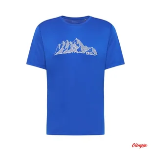 Koszulka Męska Jack Wolfskin Peak Graphic T M - Vibrant Blue - Koszulki męskie - miniaturka - grafika 1