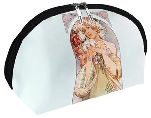Kosmetyczka Kwiat Alfons Mucha - Kosmetyczki, organizery i kuferki - miniaturka - grafika 1