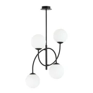 Lampy sufitowe - Archi lampa wisząca 4xE14 czarna/biała 1288/4B - miniaturka - grafika 1