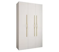 Szafy - Szafa trzydrzwiowa Como 2 140 gł.40 biały+złoty - miniaturka - grafika 1