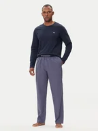 Piżamy męskie - Emporio Armani Underwear Piżama EM000614 AF14998 MB258 Granatowy Regular Fit - miniaturka - grafika 1