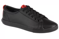 Trampki damskie - Big Star Shoes DD274687, damskie trampki czarne - miniaturka - grafika 1