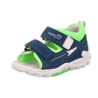 Buty dla chłopców - Superfit Sandały chłopięce Flow, Niebieski jasnozielony 8020, 20 EU - miniaturka - grafika 1