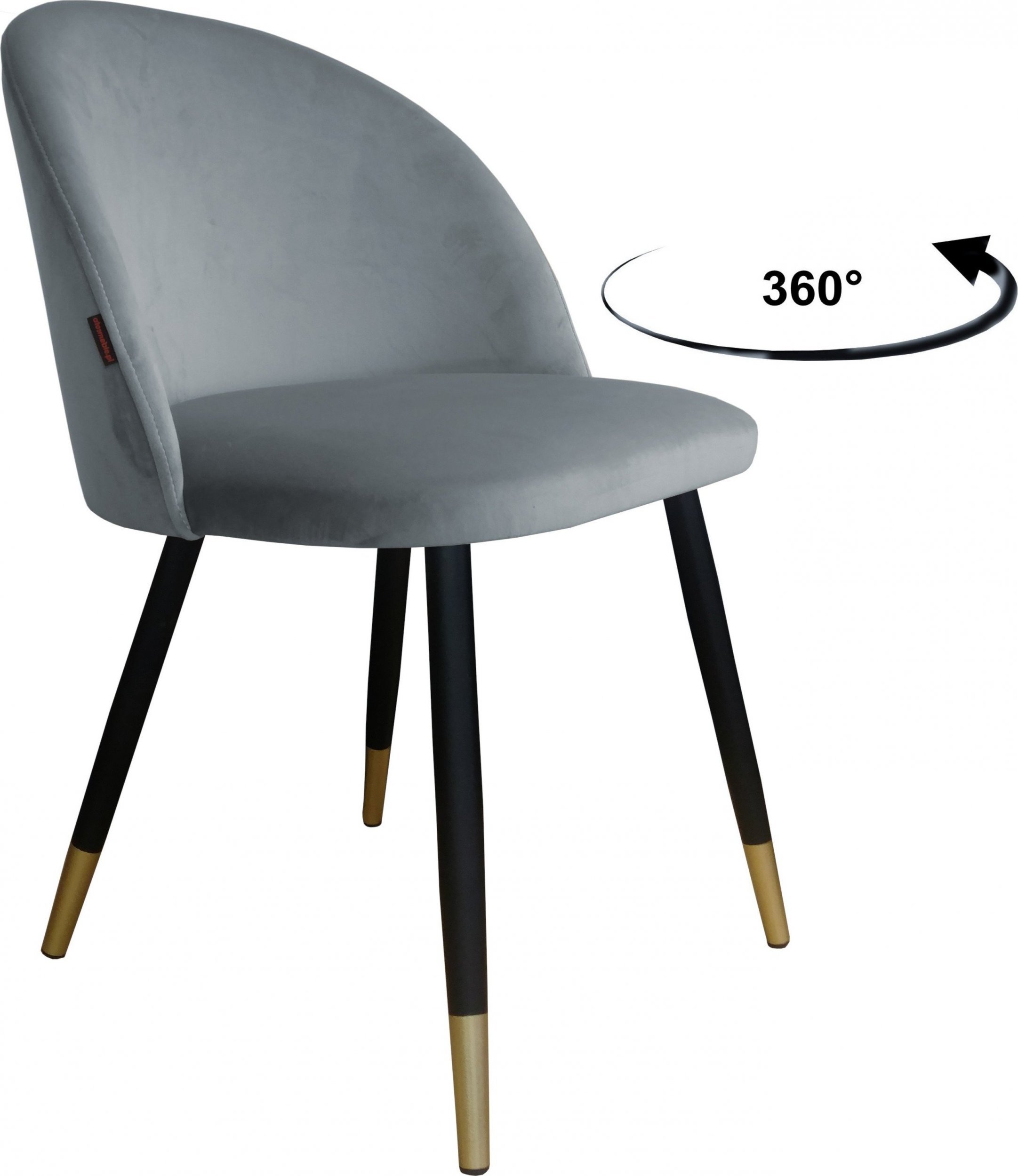 Atos Krzesło obrotowe Colin podstawa czarno-złota MG17