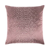 Poszewki na poduszki - Poszewka 45 x 45 Dekoracyjna Velvet Shiny Pudrowy - miniaturka - grafika 1