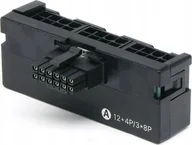Adaptery i przejściówki - QingSea Adapter Wtyczka kątowy złącze 90 stopni 3*8 PIN 12VHPWR 12+4 PIN 600W TYP A - miniaturka - grafika 1