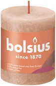 Świece - Bolsius Świeca pieńkowa Rustic Shine karmelowa wys. 8 cm - miniaturka - grafika 1