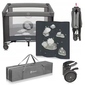 Łóżeczka i kojce - Lionelo Kojce Bonnie Grey Scandi - miniaturka - grafika 1