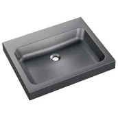 Umywalki - Umywalka MILET 49 Granitowa Moonlight G 49 x 61 x 9 cm - miniaturka - grafika 1