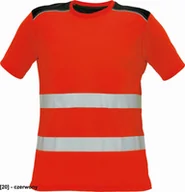 Odzież robocza - CERVA KNOXFIELD HI-VIS - t-shirt - czerwony XS - miniaturka - grafika 1