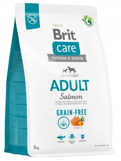 BRIT CARE Grain-free Adult Salmon 3kg