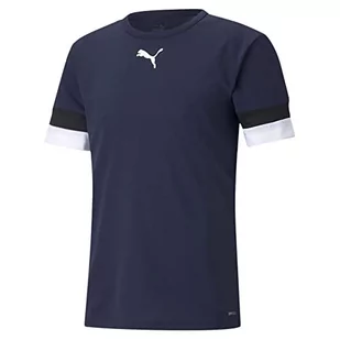 PUMA PUMA Koszulka męska Teamrise Jersey Peacoat-puma Black-puma White XL 704932 - Koszulki męskie - miniaturka - grafika 1