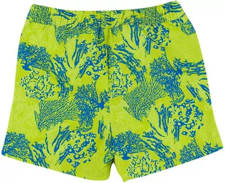 Spodnie i spodenki dla dziewczynek - Regatta Szorty w kolorze zielonym ze wzorem - grafika 1