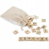 Zabawki interaktywne dla dzieci - Gra Matematyczna Gierka Drewniana Edukacyjna Nauka Liczenia - miniaturka - grafika 1