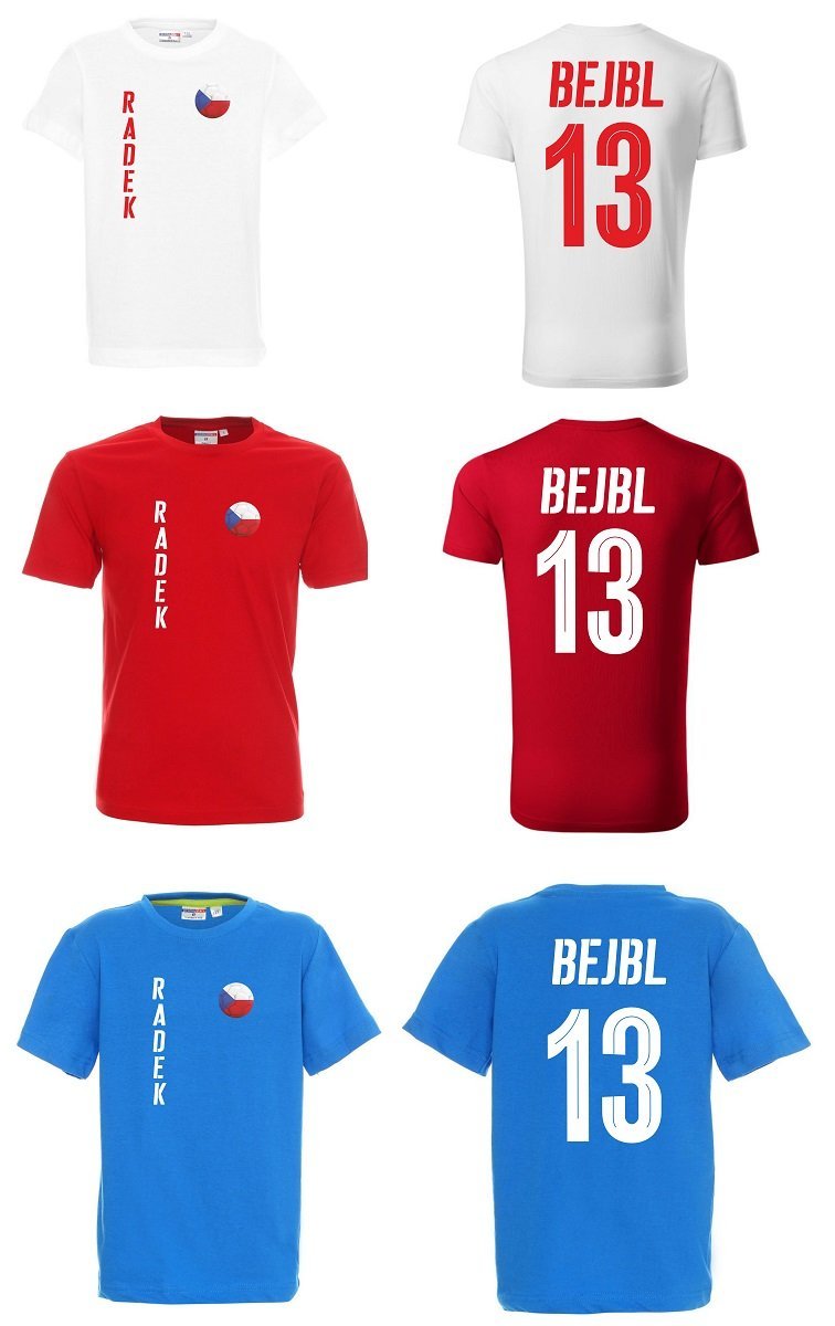Koszulka CZECHY RADEK BEJBL 13 JR