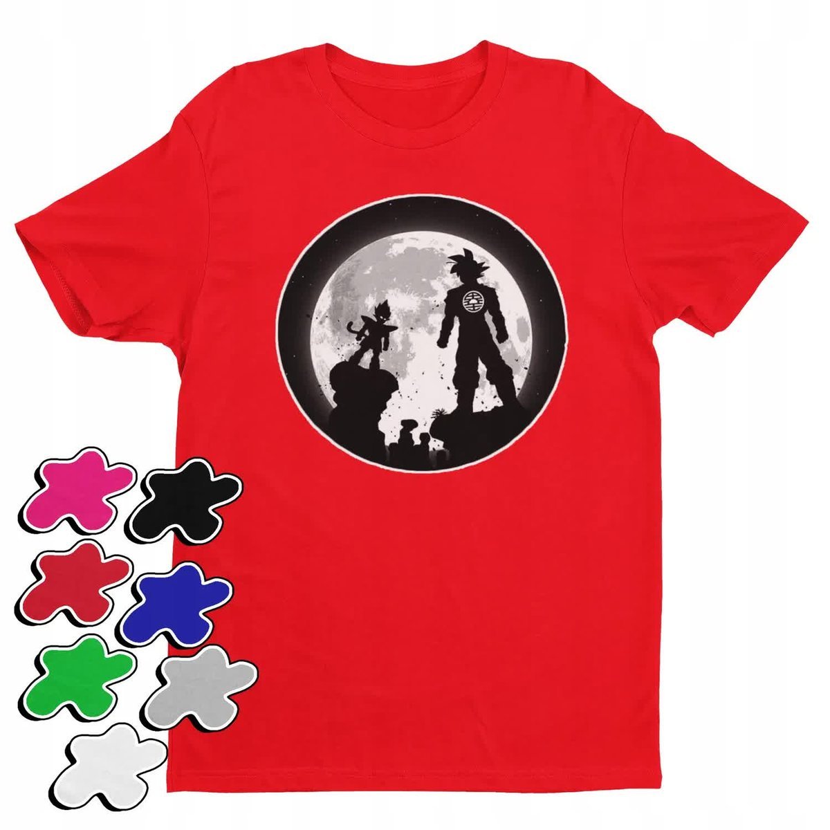 Koszulka T-Shirt Dziecięca Z Nadrukiem Dragon Ball Anime Goku -M 134-140