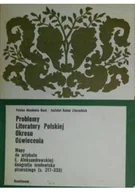 Literatura obyczajowa - Problemy literatury polskiej okresu oświecenia 2 książki - miniaturka - grafika 1