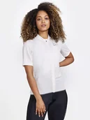 Koszulki sportowe damskie - Craft Koszulka kolarska "Core Endur Lumen" w kolorze białym - miniaturka - grafika 1