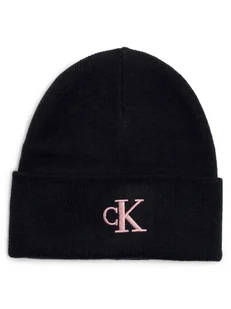 Calvin Klein Jeans Czapka damska Kobiety czarny jednolity, ONE SIZE - Czapki damskie - miniaturka - grafika 1