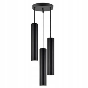 Lampa Wisząca Żyrandol Plafon Tuby Metal Led GU10 - Lampy sufitowe - miniaturka - grafika 1