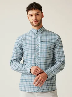 Regatta Koszula funkcyjna "Travel Packaway" w kolorze błękitnym - Koszulki sportowe męskie - miniaturka - grafika 1