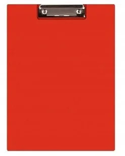 Deska Z Klipem, Clipboard A4 Taurus Czerwona - Deski z klipsem - miniaturka - grafika 1