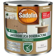 Farby i impregnaty do drewna - Sadolin Lakierobejca Dekoracyjna szybkoschnąca biały skandynawski 0,2 l - miniaturka - grafika 1