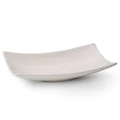 Tace i patery - Patera Dekoracyjna Ceramiczna Simona 31X17X7 Perłowa - miniaturka - grafika 1