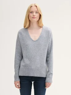 Pulower damski Tom Tailor 1043316 S Szary (4068127238078) - Swetry męskie - miniaturka - grafika 1