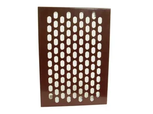 KRATKA WENTYLACYJNA METALOWA DO WEWN D/TKM 140*210MM BRĄZOWA - Kratki wentylacyjne - miniaturka - grafika 1