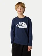 Bluzki damskie - The North Face Bluzka Easy NF0A89J2 Granatowy Regular Fit - miniaturka - grafika 1