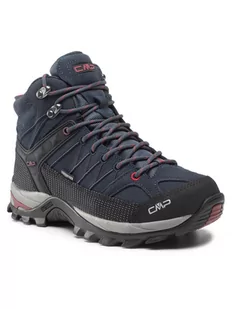 CMP Trekkingi Rigel Mid Trekking Shoes Wp 3Q12947 Granatowy - Buty trekkingowe męskie - miniaturka - grafika 1
