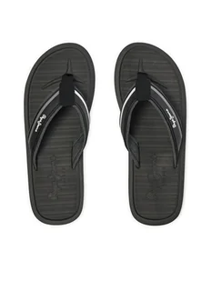 Pepe Jeans Japonki West Basic PMS70156 Czarny - Klapki i japonki męskie - miniaturka - grafika 1