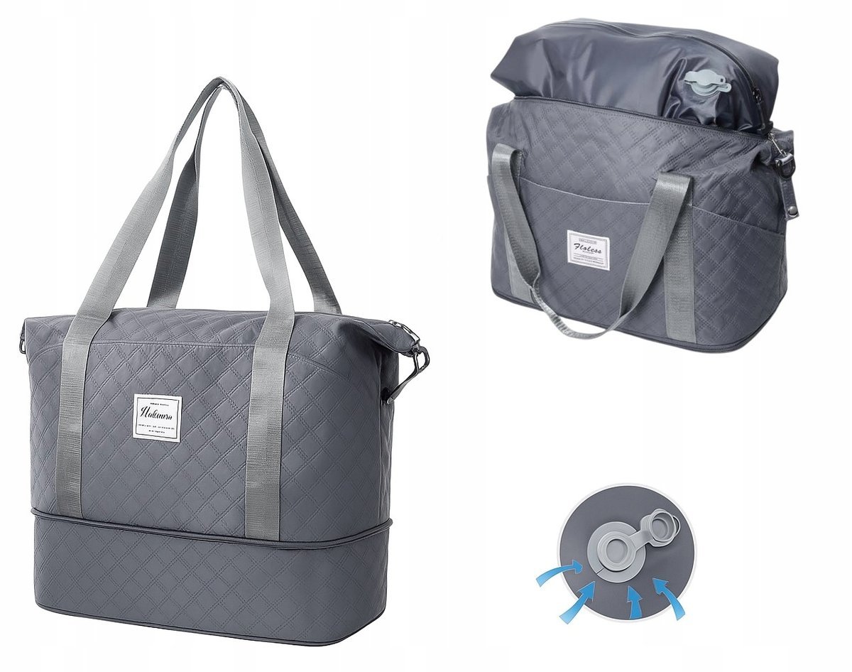 TORBA KOMPRESYJNA PRÓŻNIOWA VACUUM Z KOMPRESJĄ PODRÓŻNA RYANAIR 40x20x25