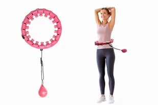 SMART HULAHOP Z MASAŻEREM + OBCIAŻENIE PLUS SIZE - Akcesoria do masażu - miniaturka - grafika 1