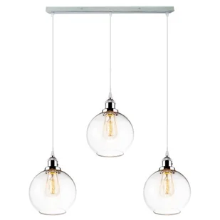 NEW YORK LOFT No. 2 CL3 chrom Szklany żyrandol Altawola Design - Lampy sufitowe - miniaturka - grafika 1